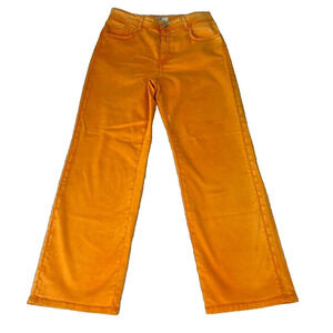 Shaft Jeans Womens 33/47 Orange Sophie Gabardine Puket Made In Italy